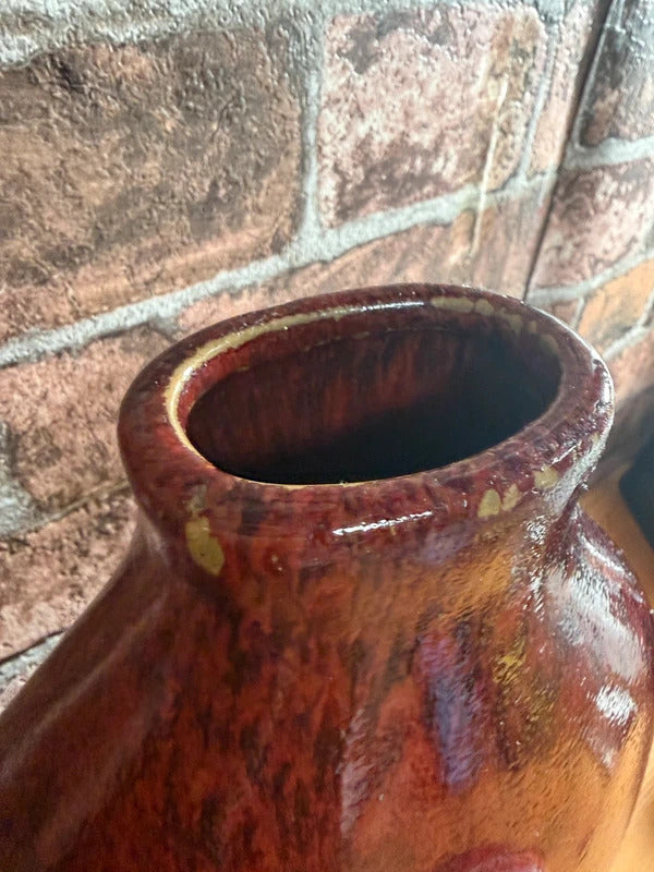 Chinese Ceramic Red Vase