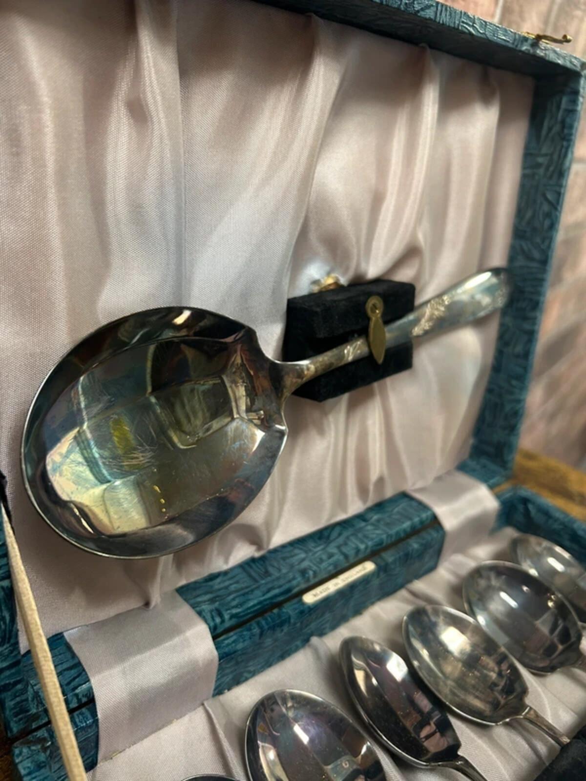 Vintage Made in England Spoon Set