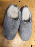 M&S Grey Hard Bottom Slippers - Size 4 UK