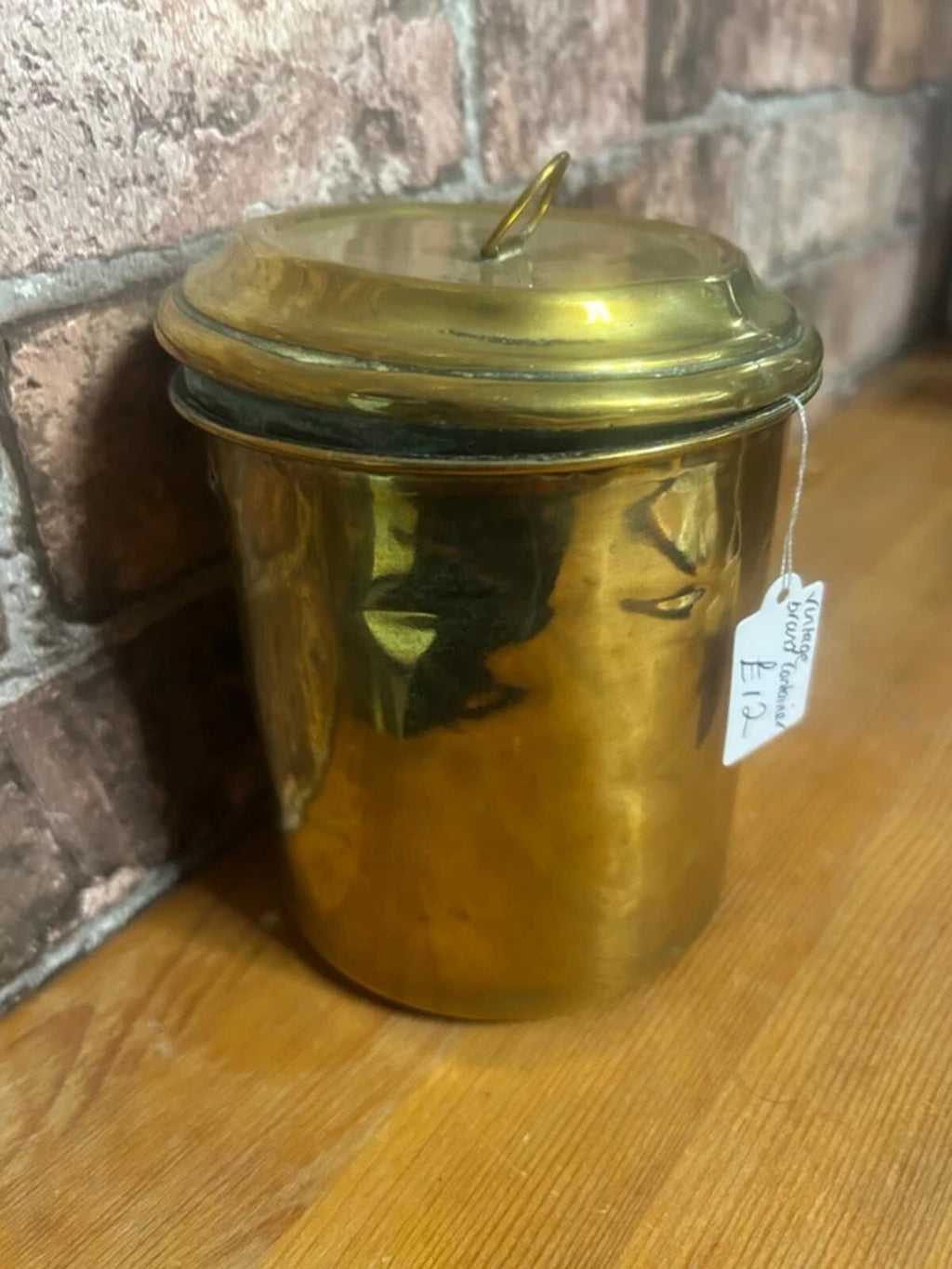 Vintage Brass Container