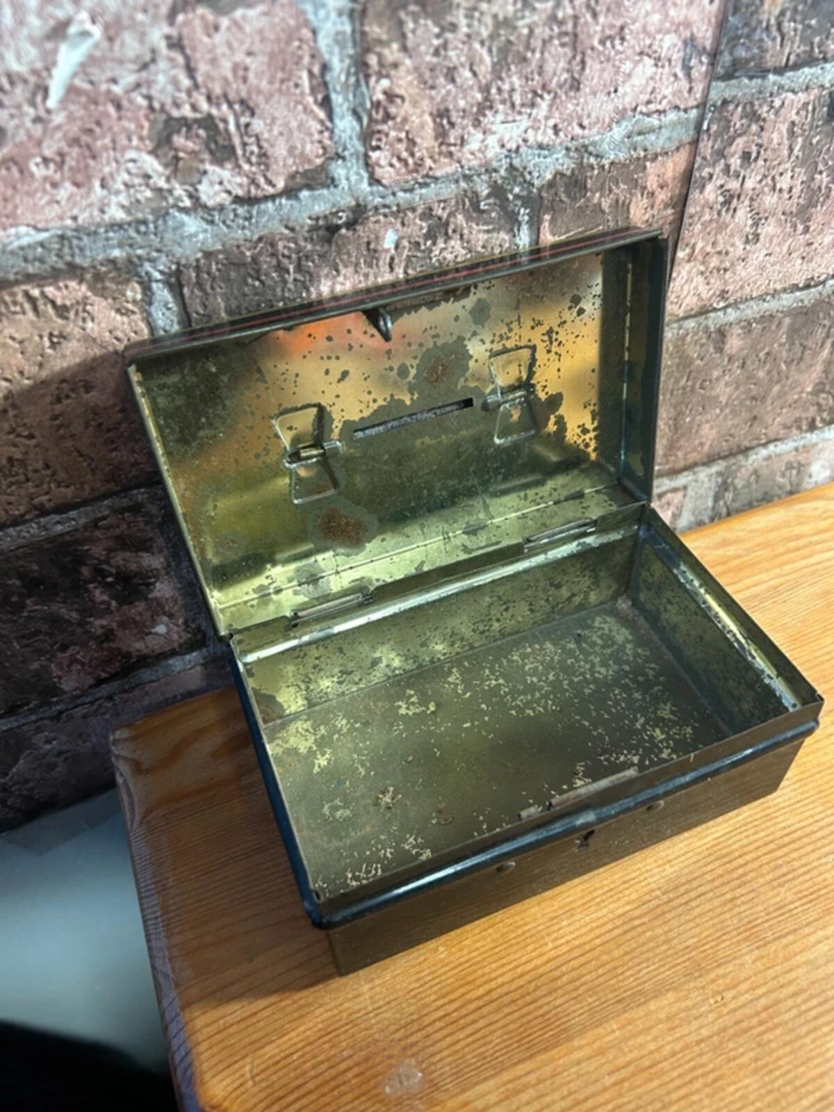 Vintage Metal Money Tin