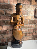 Large Hand Carved African Wooden Figure
