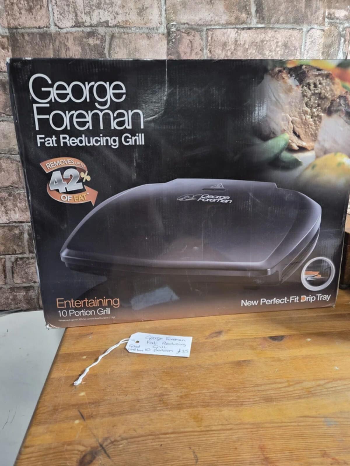 George Foreman Fat Reducing Grill - 10 portion