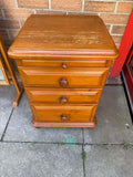 Solid Pine Bedside Cabinet