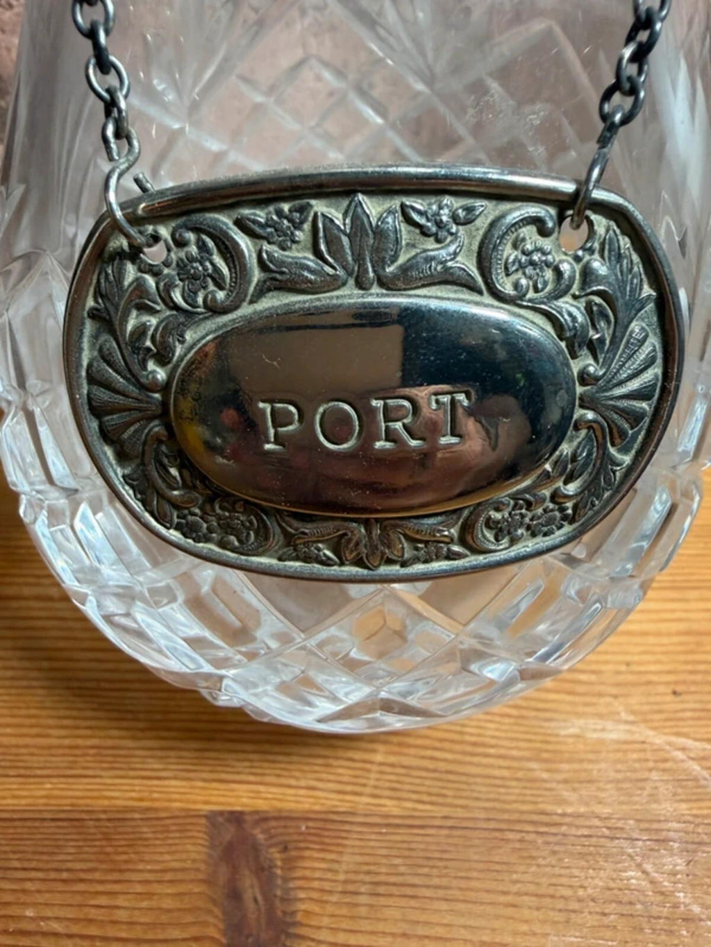 Vintage Crystal Port Decanter
