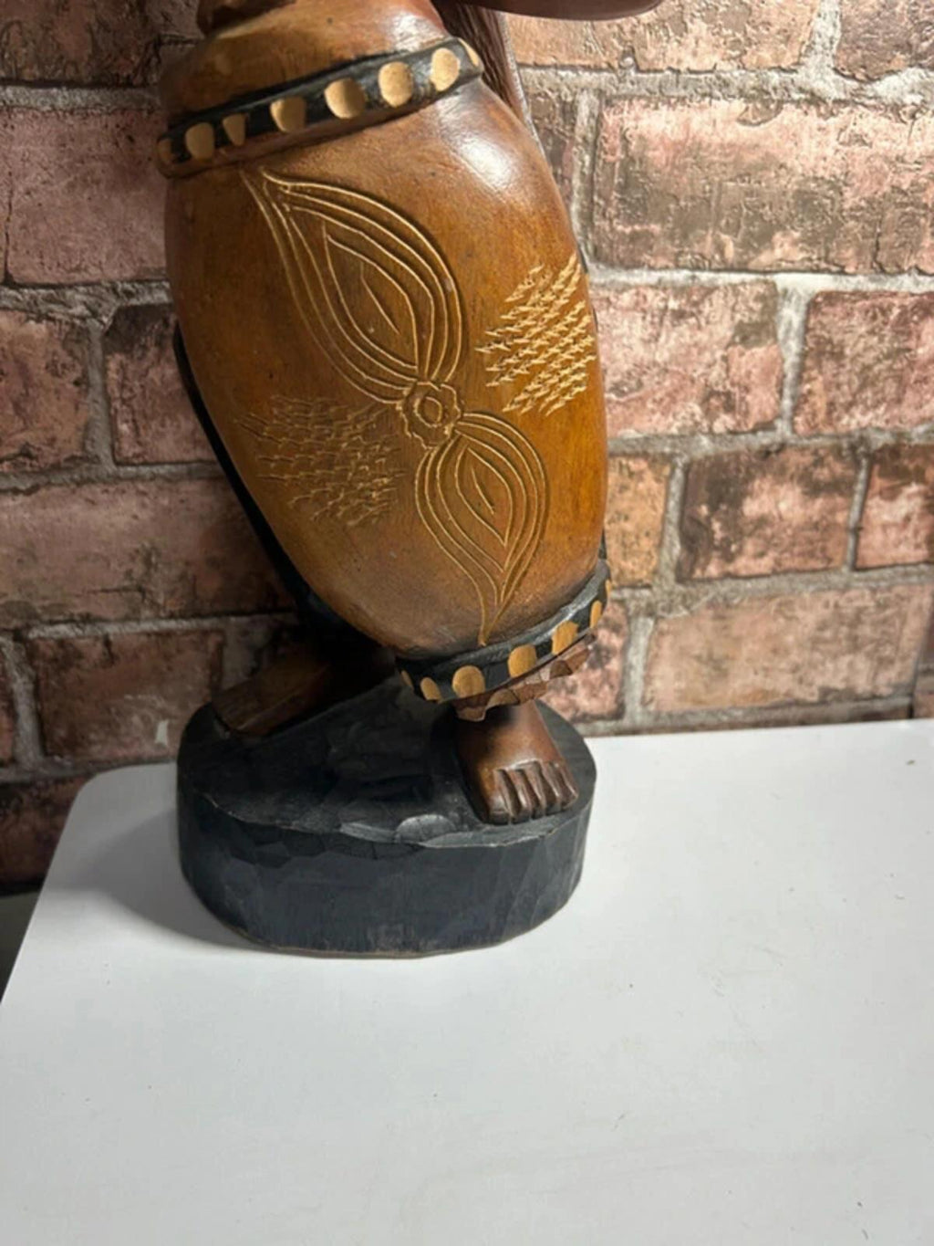 Large Hand Carved African Wooden Figure