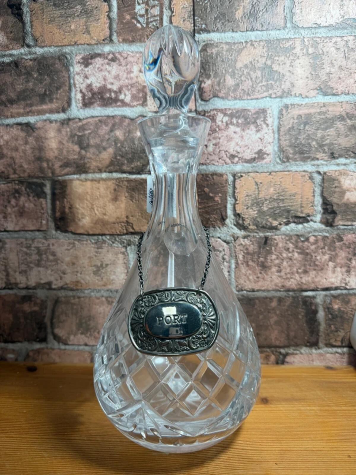 Vintage Crystal Port Decanter