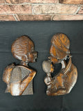 Hand Carved African Wooden Wall Plaque