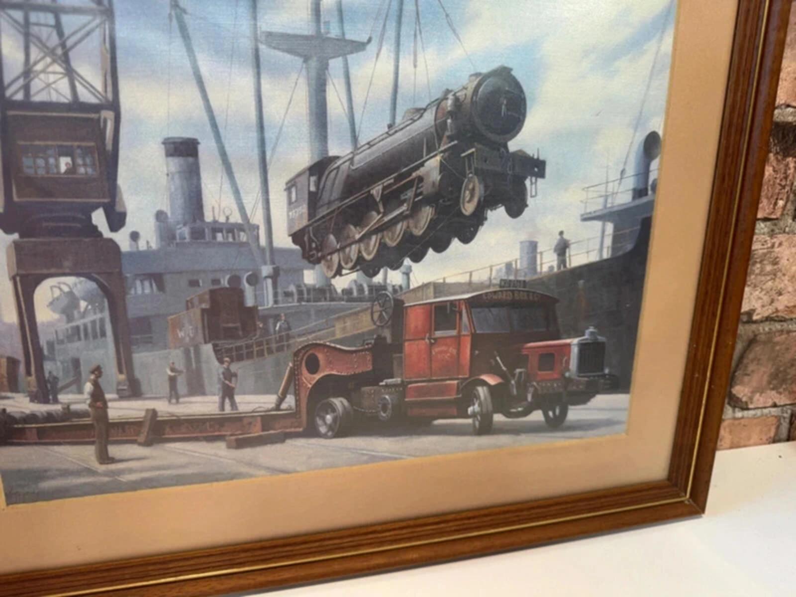 Mike Jefferies 'Scammell' Framed Canvas Print