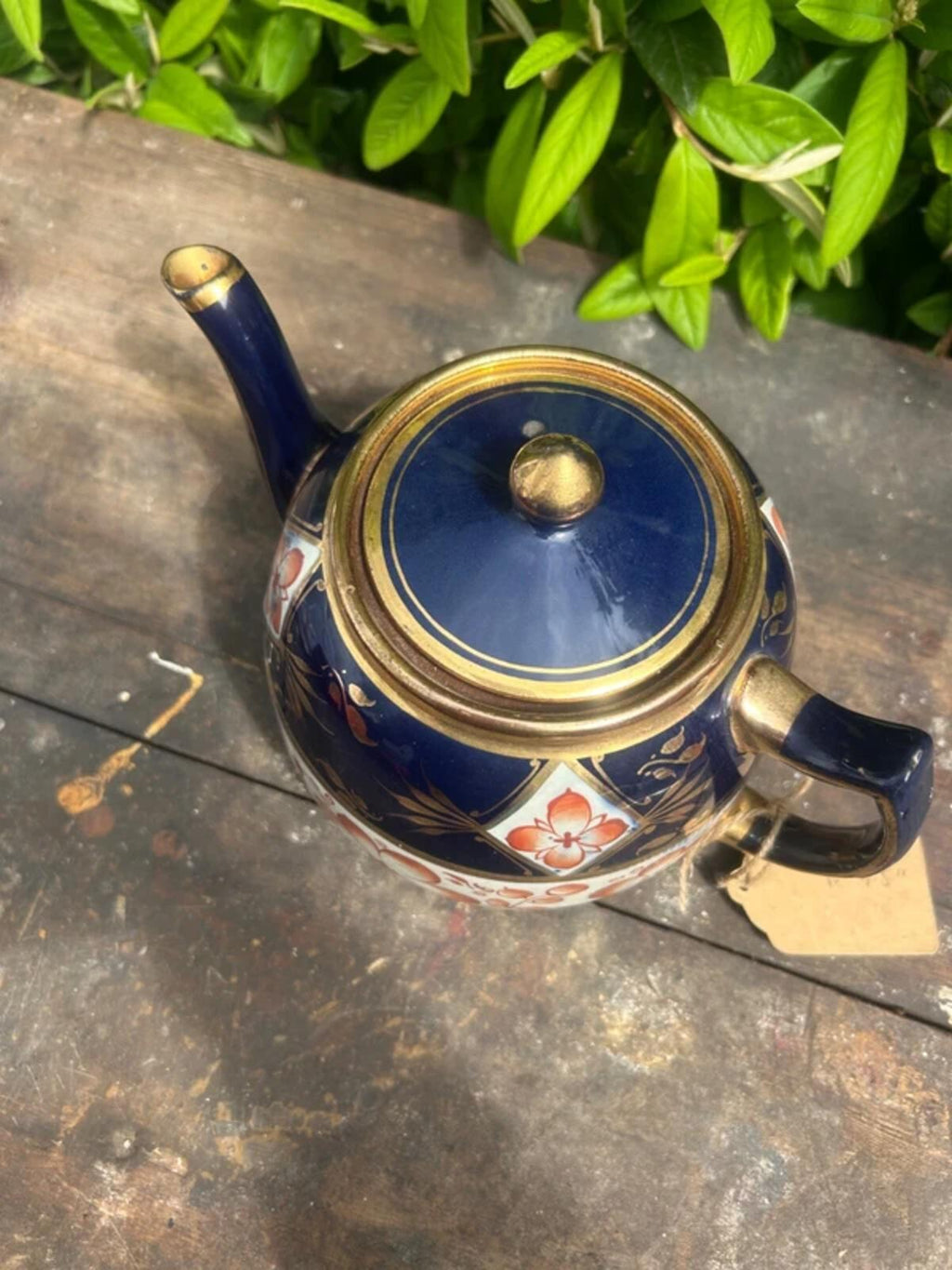 Vintage Sadler Burslam Patterned Teapot
