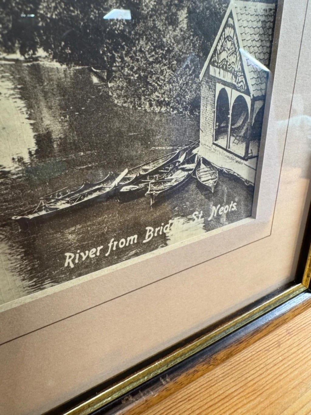 Vintage St Neots Framed Print