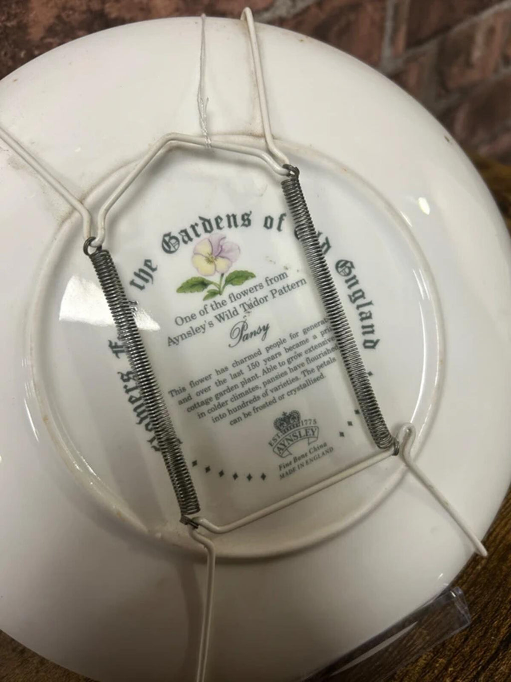 Aynsley Floral Plate