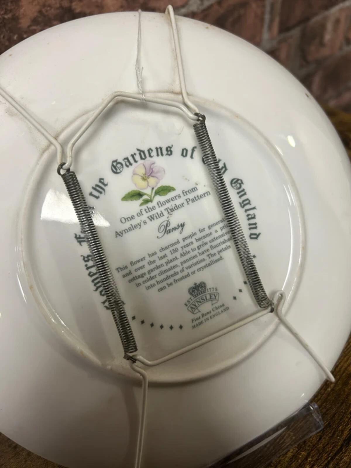 Aynsley Floral Plate