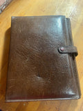 Vintage Brown Leather Travel Organiser