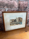 Vintage Framed Sketch Saint Tropez