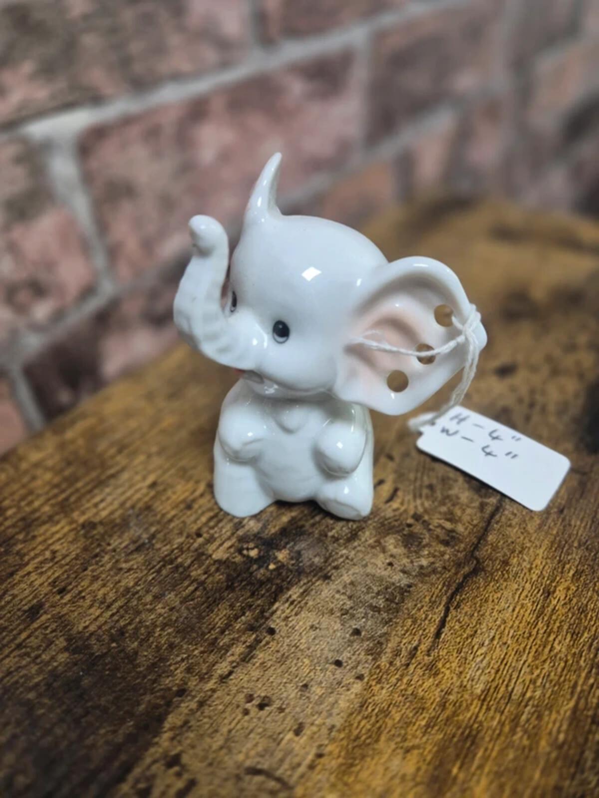 Ceramic elephant figure