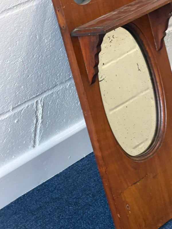 Edwardian Style Mahogany Mirror Shelf