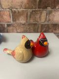 Pair of Cardinal Ceramic Salt and Pepper Shakers