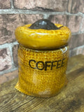 Vintage Ceramic Coffee Stack Jar