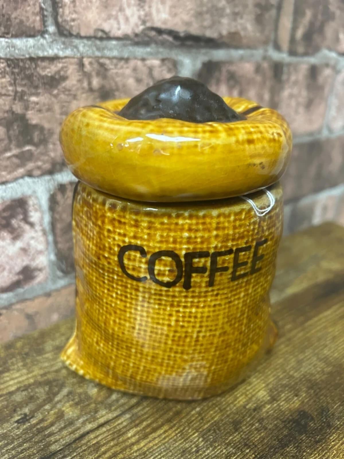 Vintage Ceramic Coffee Stack Jar