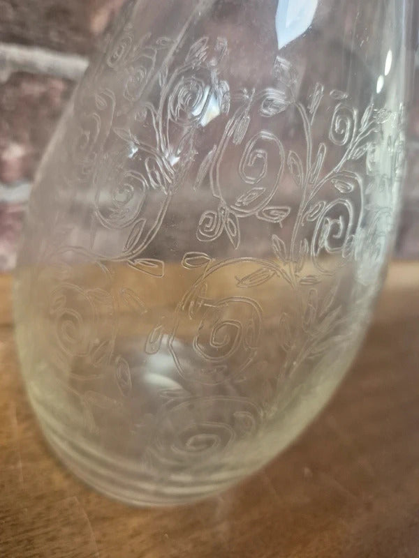 Vintage glass carafe