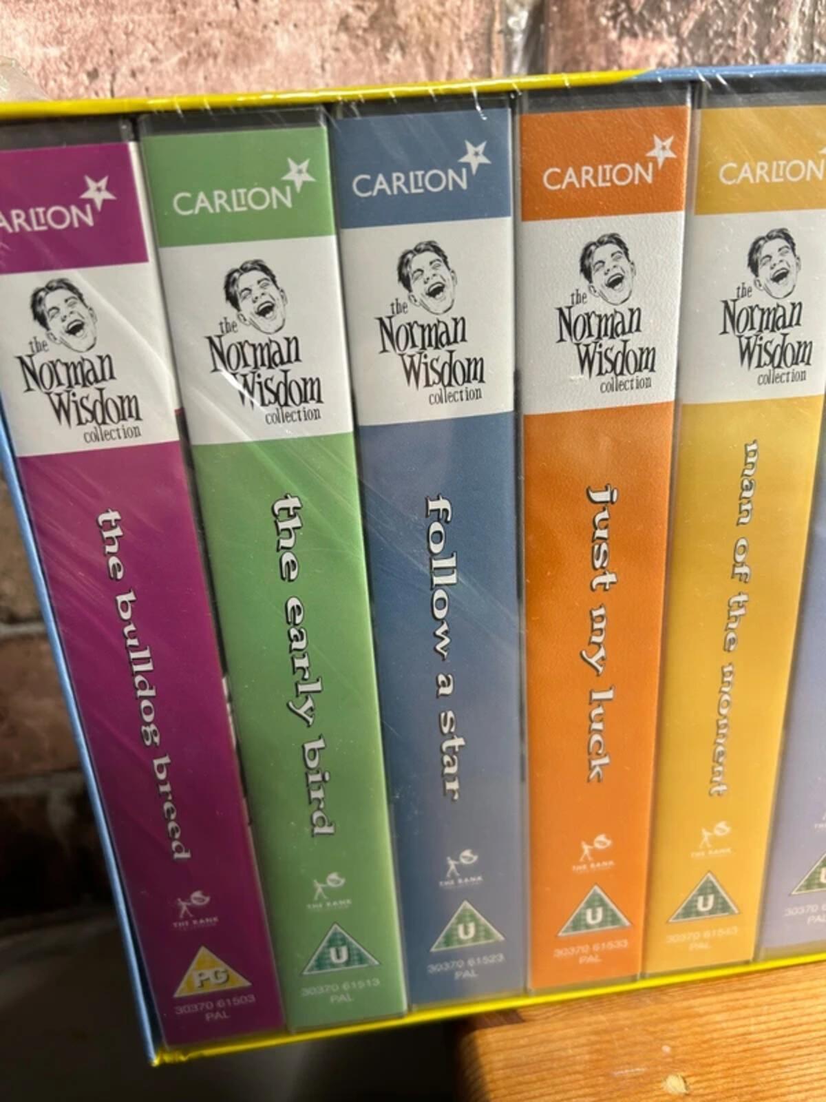 Norman Wisdom VHS Boxset Collection