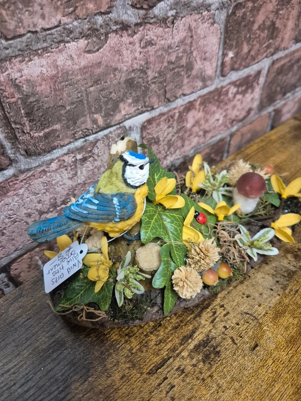 Vivid arts blue tits birds ornament