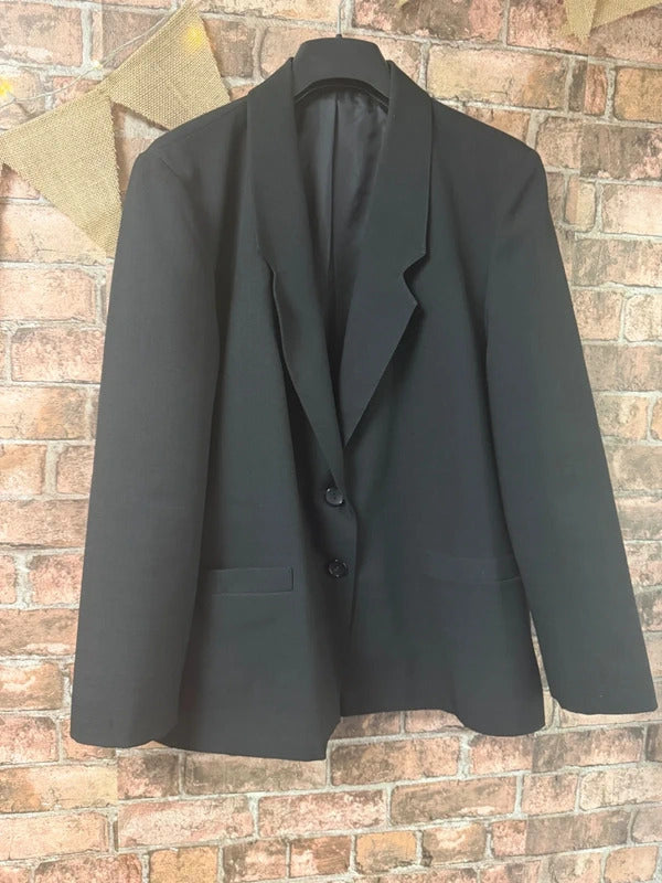 Debenhams Black Blazer - Size 14