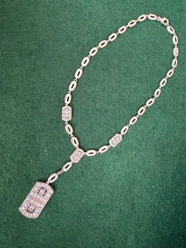 Sterling Silver Ornate Necklace