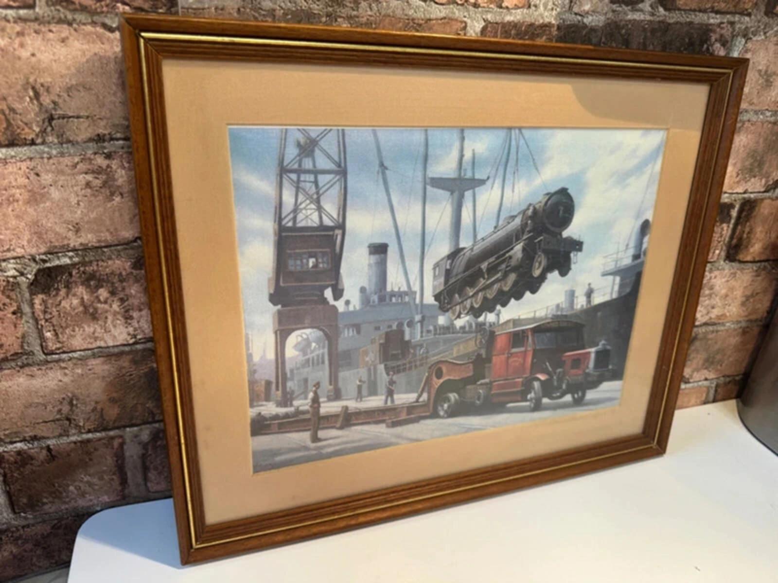 Mike Jefferies 'Scammell' Framed Canvas Print