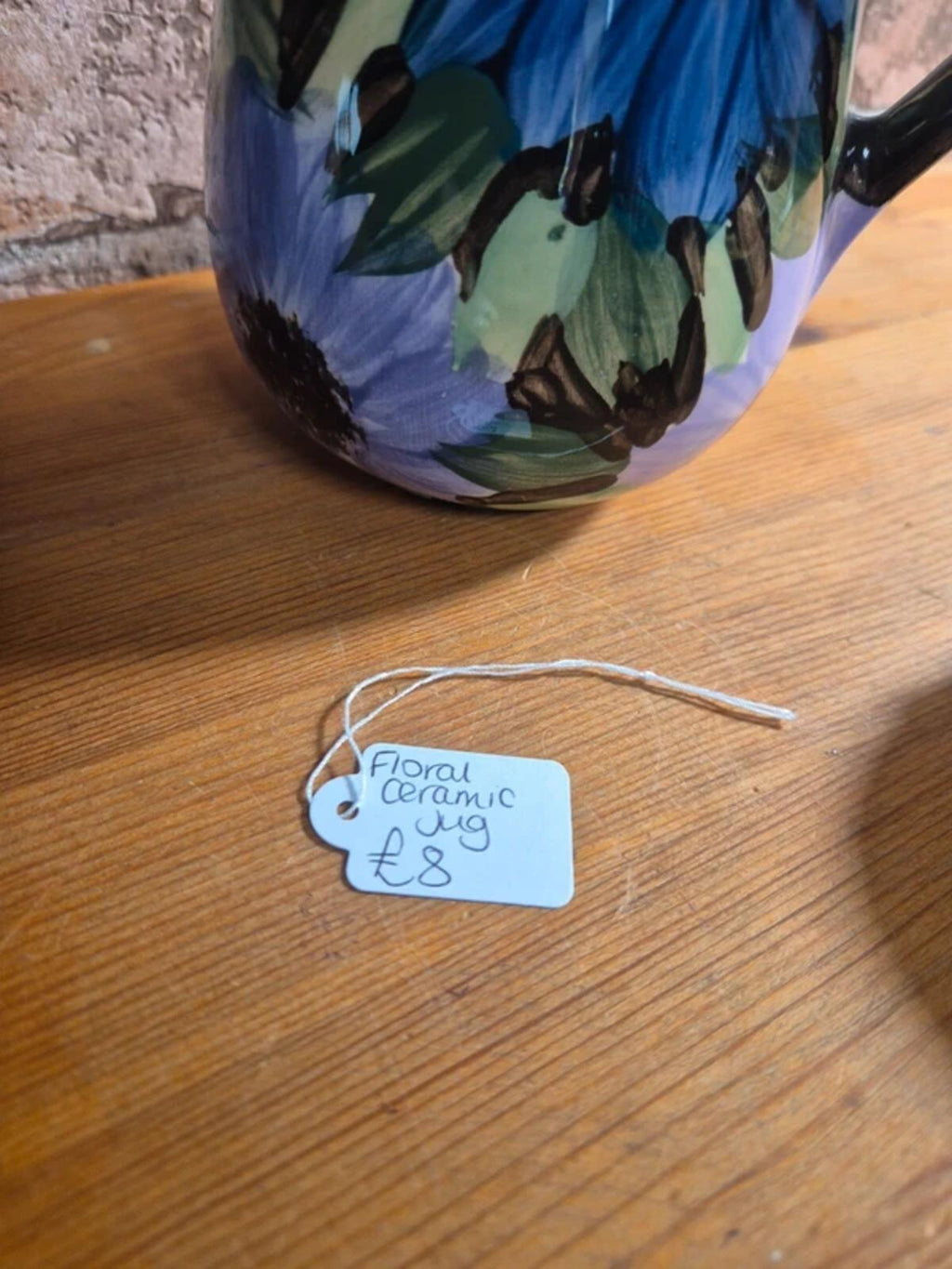 Floral Ceramic Jug