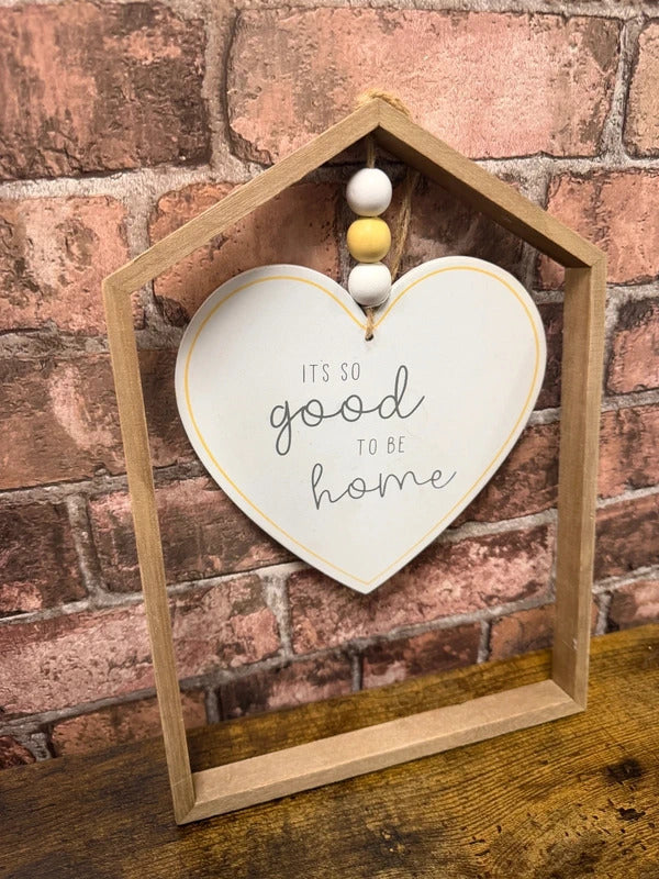 Hanging Wooden Home Sign