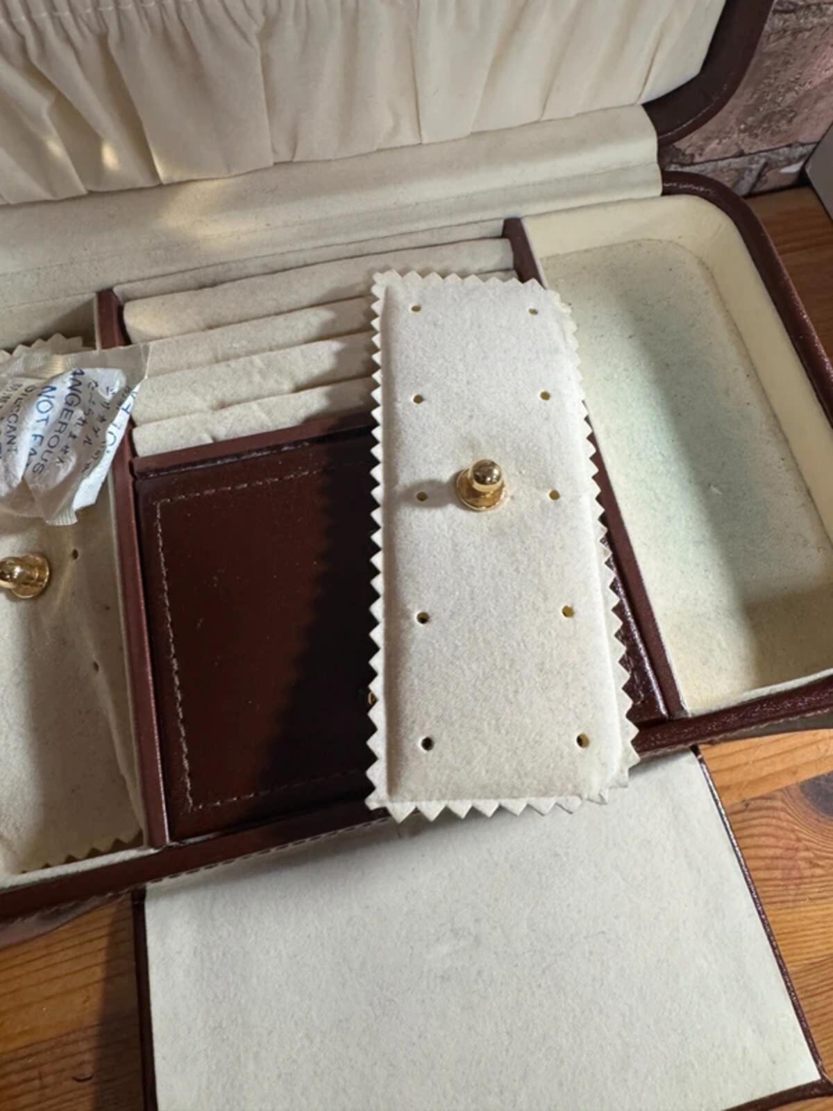 Vintage Dulwich Designs Brown Jewellery Box