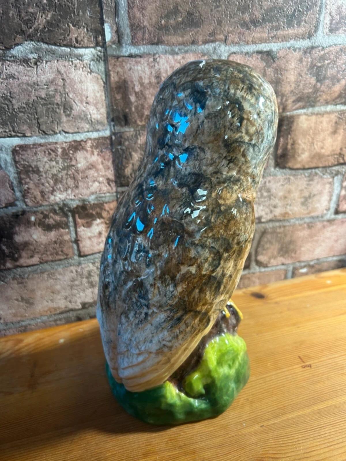 Vintage 1980's The Townsends Large Ceramic Owl Figurine