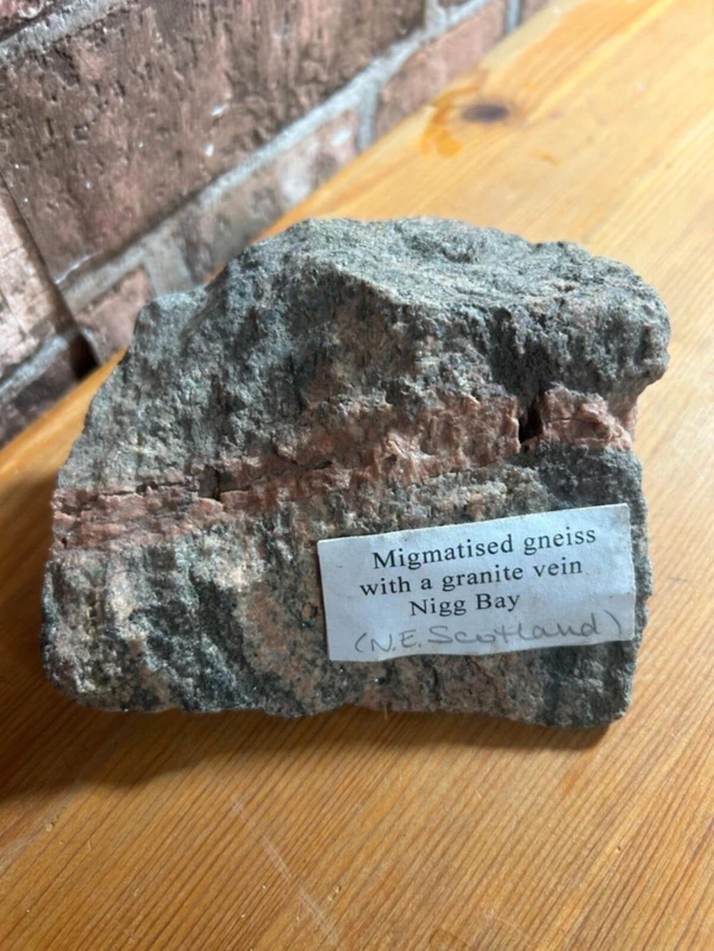 Migmatised Gneiss from Scotland