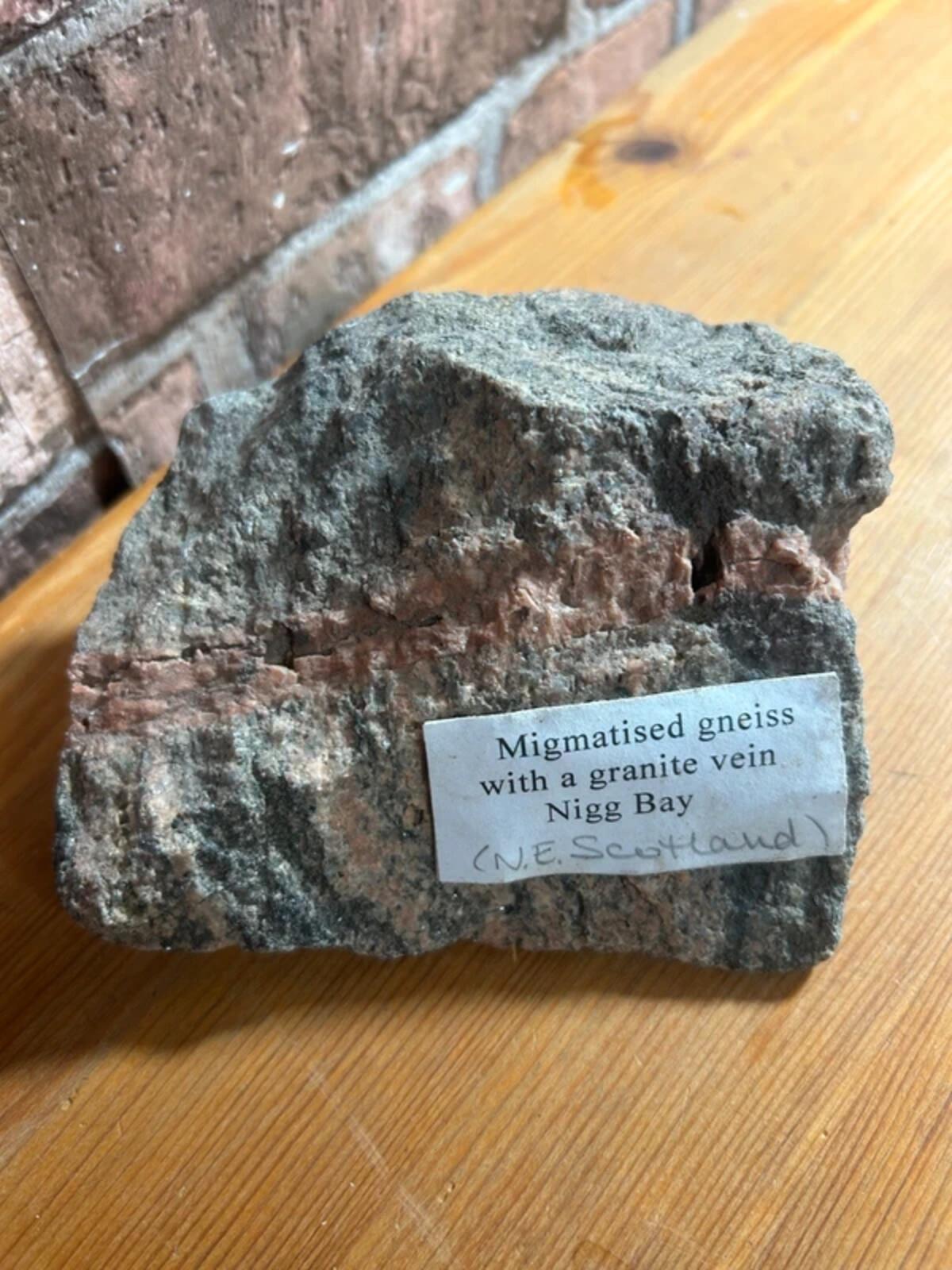 Migmatised Gneiss from Scotland