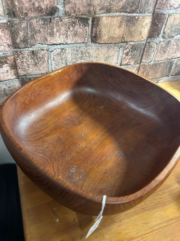 Vintage Teak Fruit Bowl