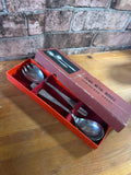 Vintage Pearl Metal Work Salad Serving Set