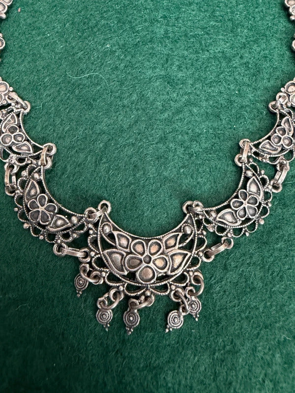 Sterling Silver Art Deco Necklace
