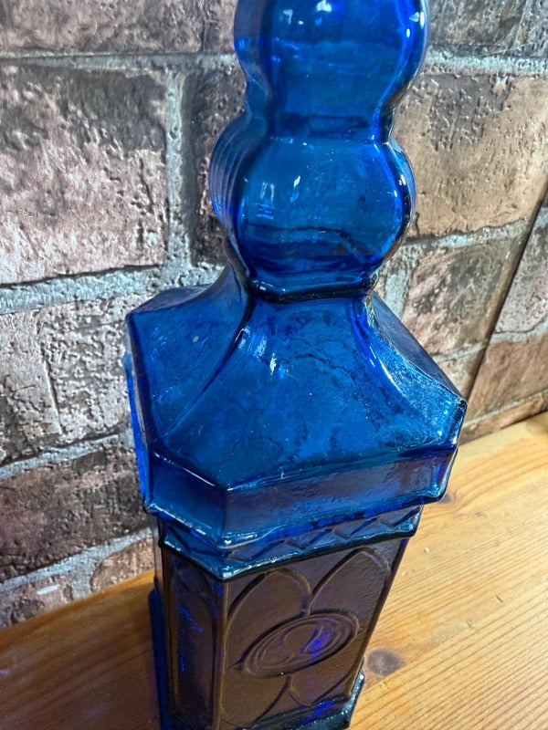 Cobalt Blue Apothecary Bottle with Cork
