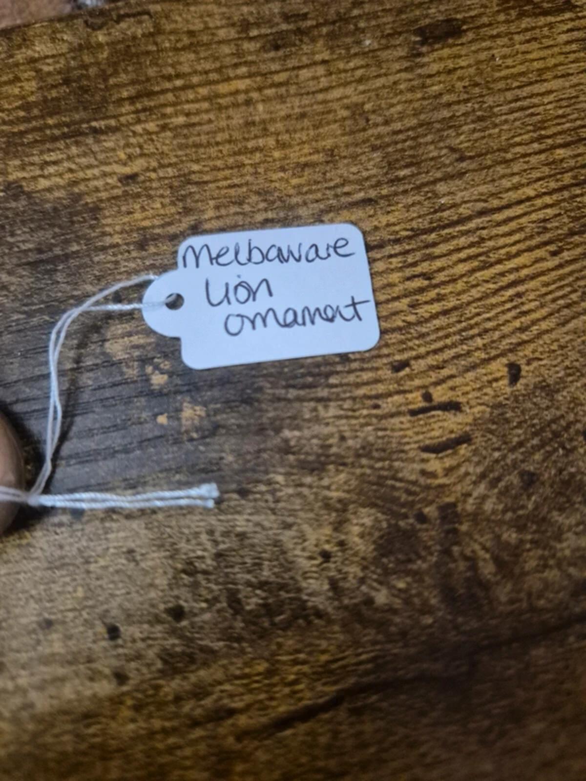 Melbaware lion ornament
