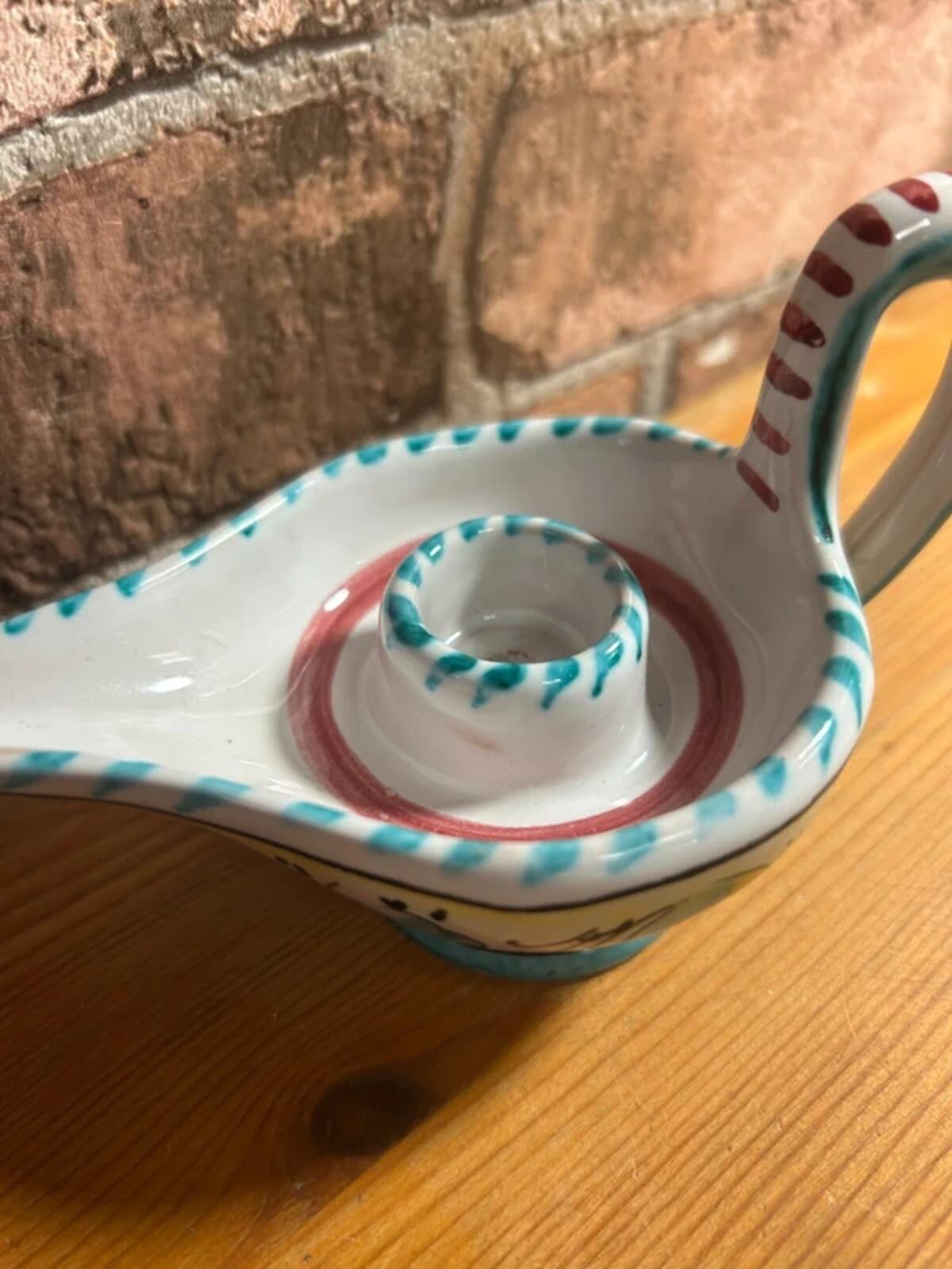 Portugese Ceramic Candle Holder