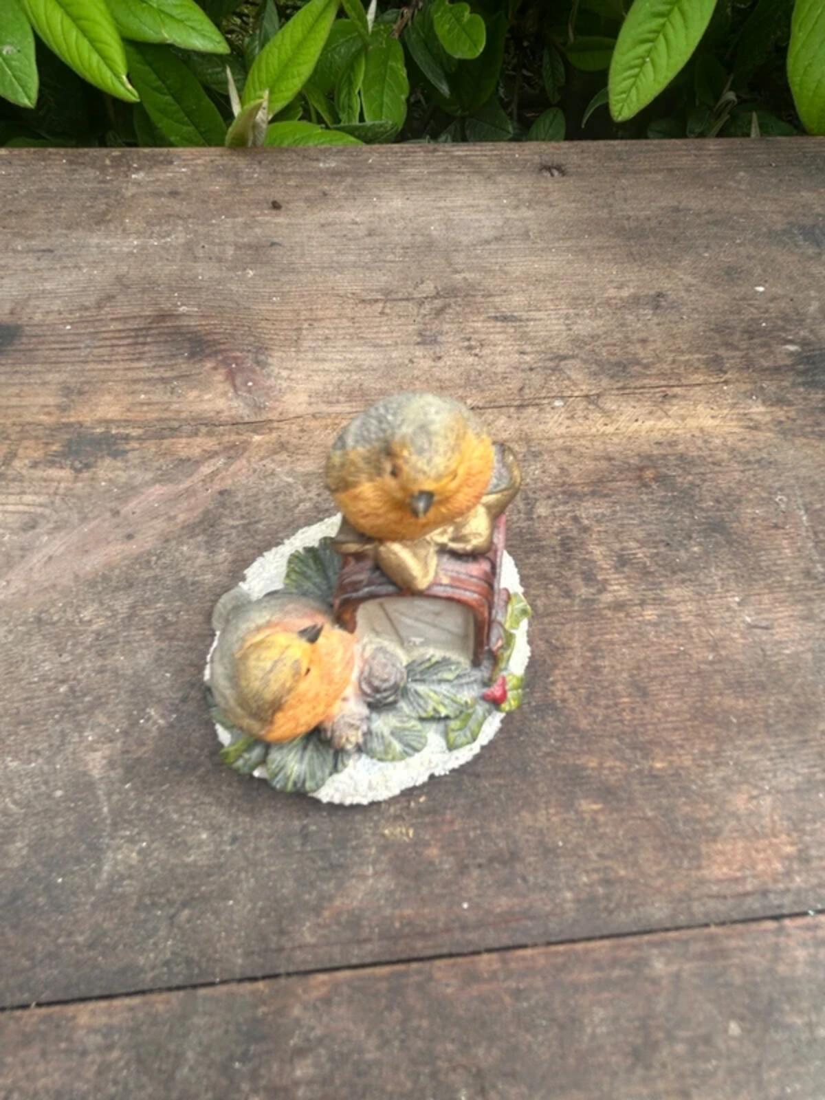 Robin Ceramic Statue