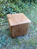 Solid Oak Cube Doorstop