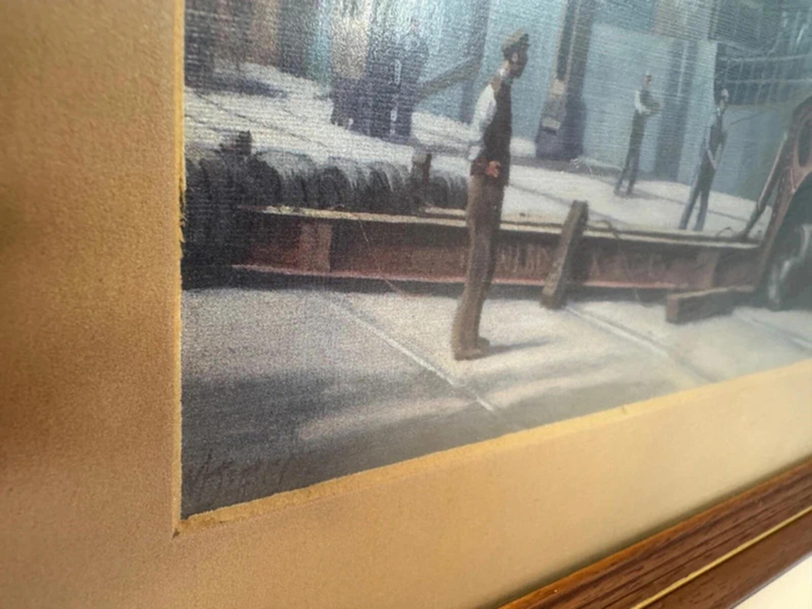 Mike Jefferies 'Scammell' Framed Canvas Print