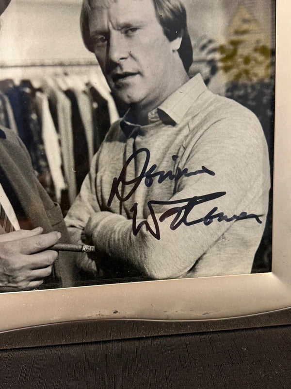 Pair of Dennis Waterman and George Cole Signed and Framed Photos