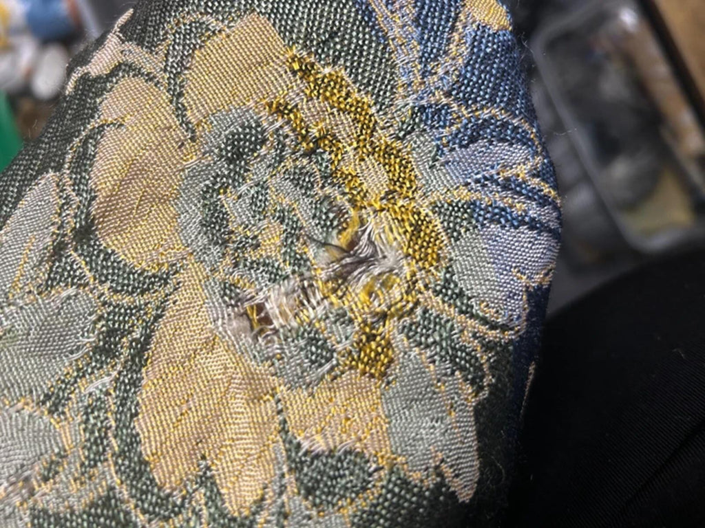 Floral Silk Style Small Blanket