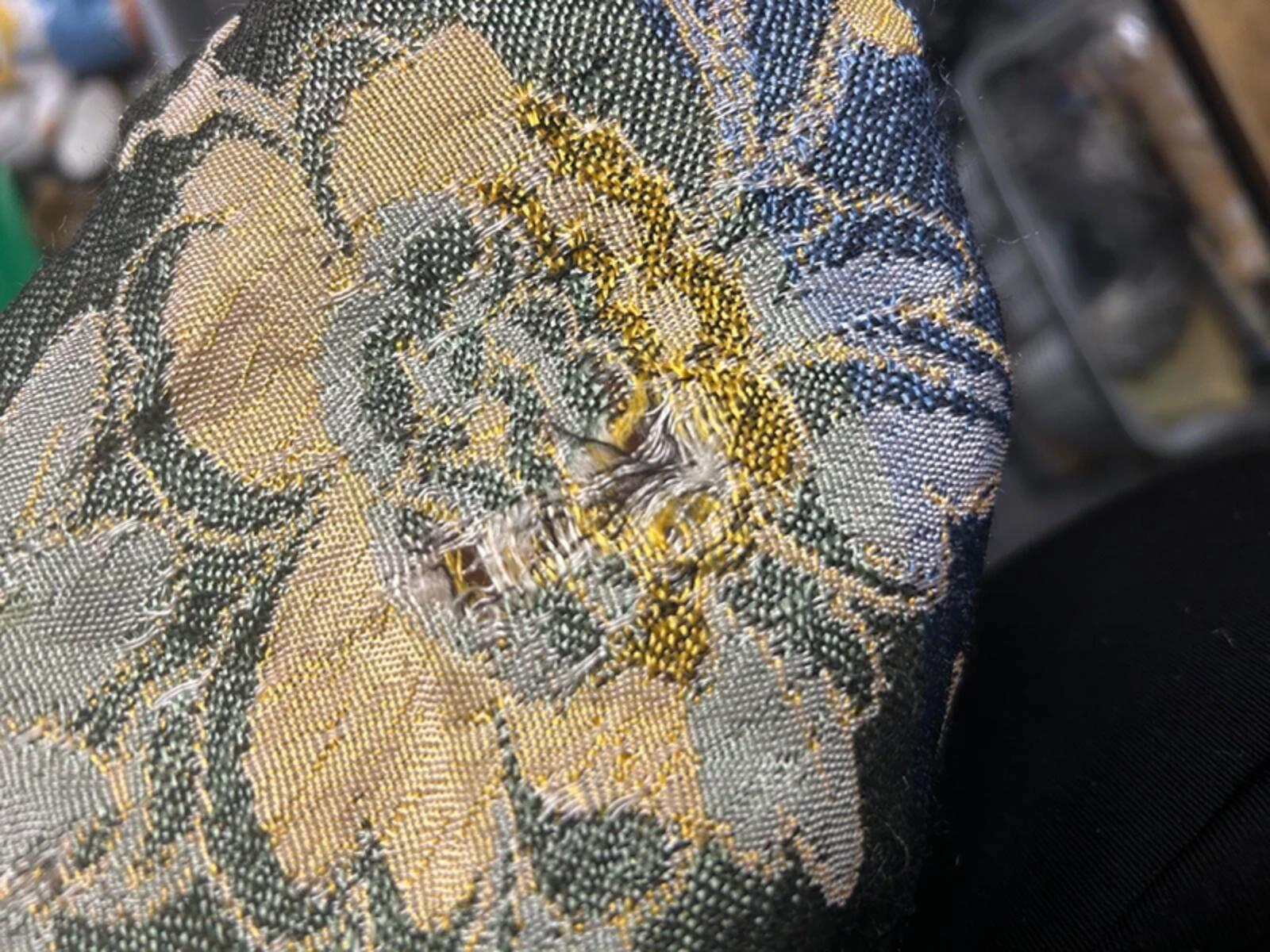 Floral Silk Style Small Blanket