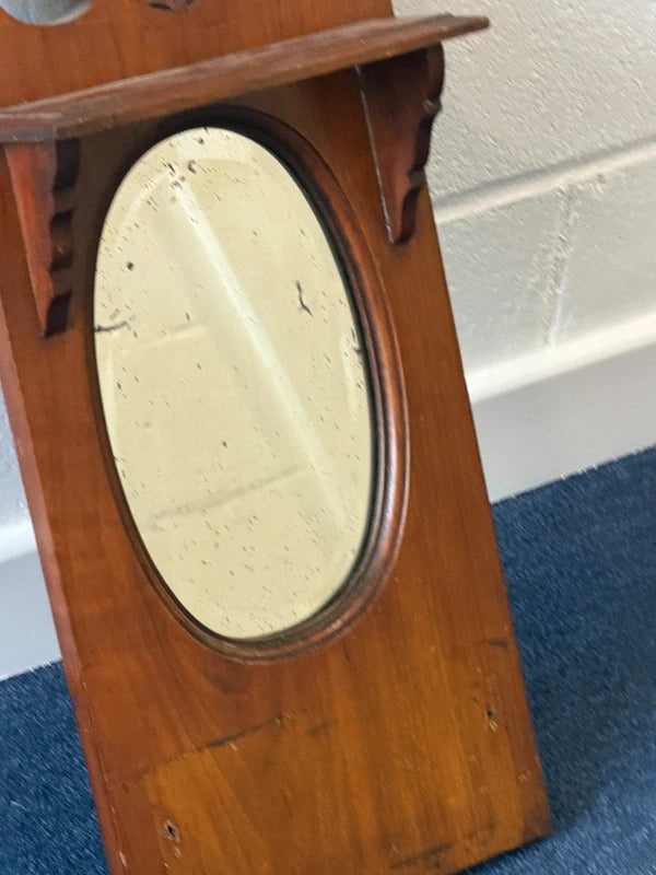 Edwardian Style Mahogany Mirror Shelf