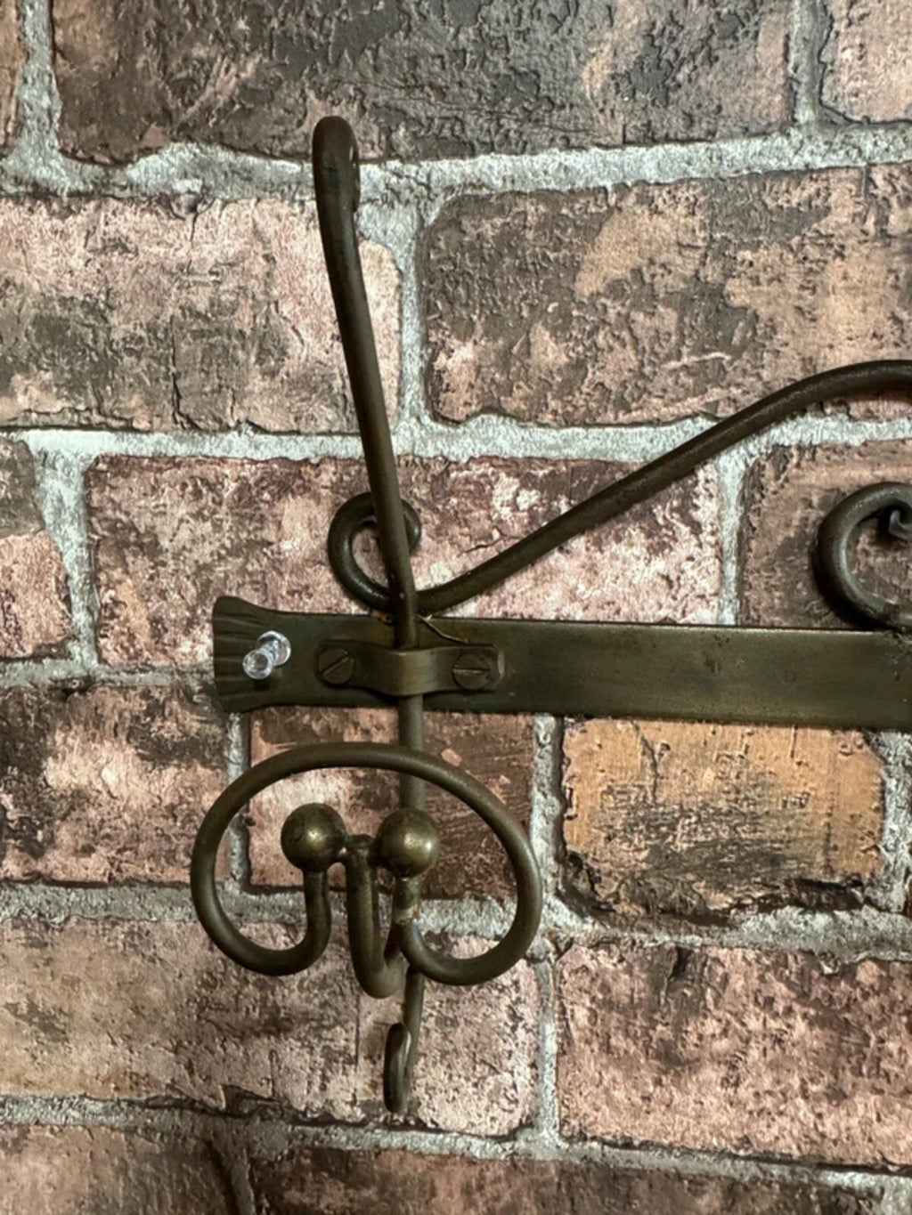 Antique Brass Wall Hung Hook